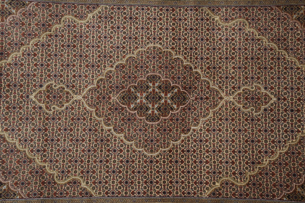 5.6 x 8 Tabriz Mahi Wool & Silk Rug #PIX-16787