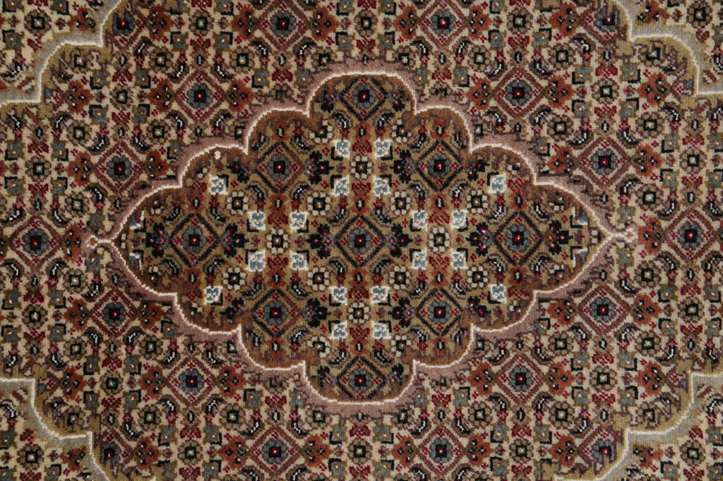 5.6 x 8 Tabriz Mahi Wool & Silk Rug #PIX-16787