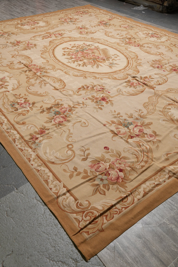 12 x 15 FLAT WEAVE Aubusson Rug #PIX-731