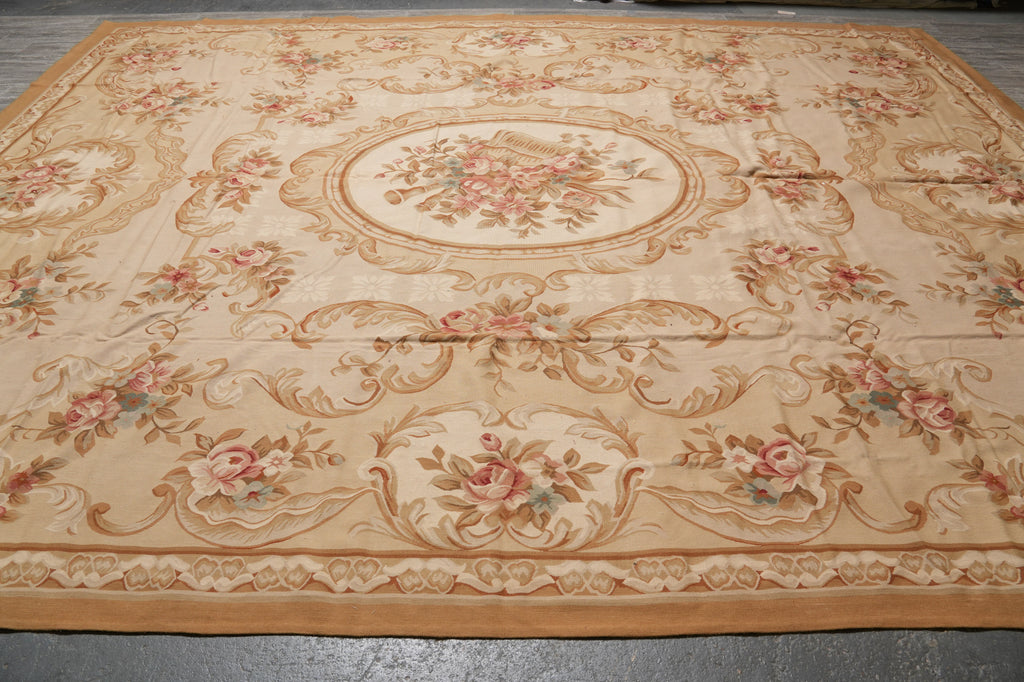 12 x 15 FLAT WEAVE Aubusson Rug #PIX-731