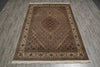 Load image into Gallery viewer, 5.6 x 8 Tabriz Mahi Wool &amp; Silk Rug #PIX-16787