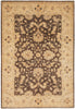 Load image into Gallery viewer, 4 x 5.6 Brown Zigler Chobi Rug Natural Wool
