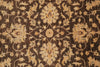 Load image into Gallery viewer, 4 x 5.6 Brown Zigler Chobi Rug Natural Wool #PIX-25378