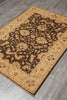 Load image into Gallery viewer, 4 x 5.6 Brown Zigler Chobi Rug Natural Wool #PIX-25378