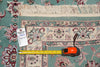 Load image into Gallery viewer, 4 x 4.7 Green Handmade Wool Rug #F-4644