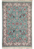 Load image into Gallery viewer, 4 x 4.7 Green Handmade Wool Rug
