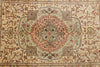 Load image into Gallery viewer, 8.10 x 12.1 Fine Quality Wool Hand-Knotted Rug Fascinating Details Neutral Colors #PIX-23938