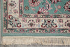 Load image into Gallery viewer, 4 x 4.7 Green Handmade Wool Rug #F-4644