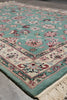 Load image into Gallery viewer, 4 x 4.7 Green Handmade Wool Rug #F-4644