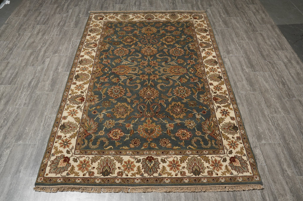 5.5 x 8.8 Happy Color Traditional Jaipur Rug #B-79971