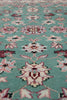 Load image into Gallery viewer, 4 x 4.7 Green Handmade Wool Rug #F-4644
