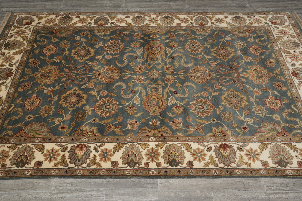 5.5 x 8.8 Happy Color Traditional Jaipur Rug #B-79971