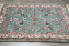 Load image into Gallery viewer, 4 x 4.7 Green Handmade Wool Rug #F-4644
