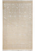 Load image into Gallery viewer, 4 x 6 Wool and Silk  Two Tone Pastels Light Colors Fine Handmade Rug Modern Transitional