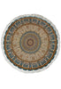 Load image into Gallery viewer, 6 x 6 Feet Round Silk Rug Dom Esfahan Pattern #59127