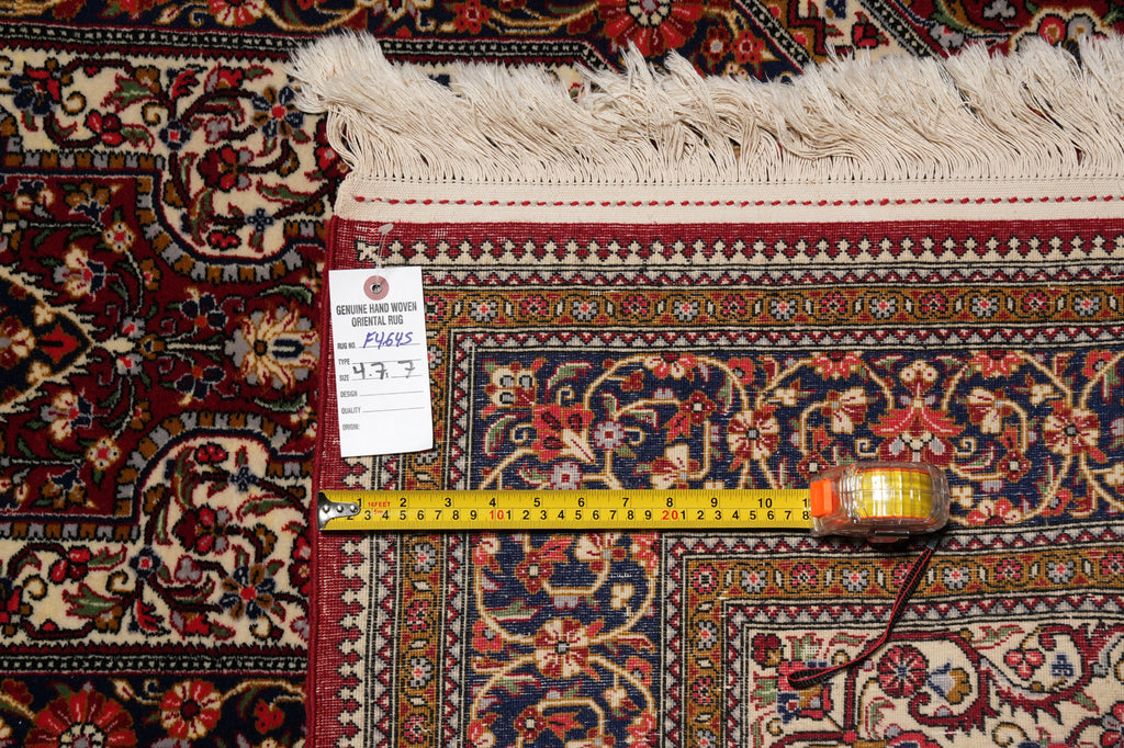 4.7 x 7 New Handmade Qom Rug #F-4645
