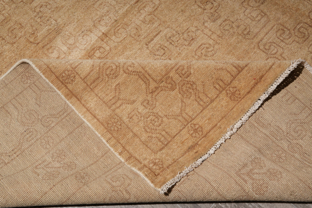 8.9 x 11.8 Neutrals Chobi Ziglar Rug Natural Wool #B-77521