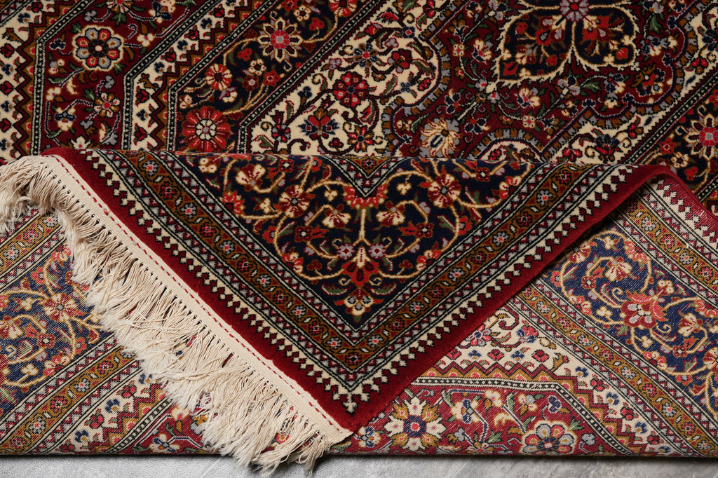 4.7 x 7 New Handmade Qom Rug #F-4645