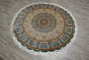 Load image into Gallery viewer, 6 x 6 Feet Round Silk Rug Dom Esfahan Pattern #59127
