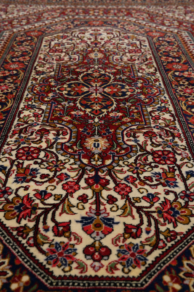 4.7 x 7 New Handmade Qom Rug #F-4645