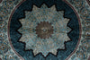 Load image into Gallery viewer, 4 x 4 Feet Round Beuatiful Silk Round Rug Blue #59514