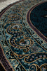 Load image into Gallery viewer, 4 x 4 Feet Round Beuatiful Silk Round Rug Blue #59514