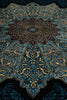 Load image into Gallery viewer, 4 x 4 Feet Round Beuatiful Silk Round Rug Blue #59514