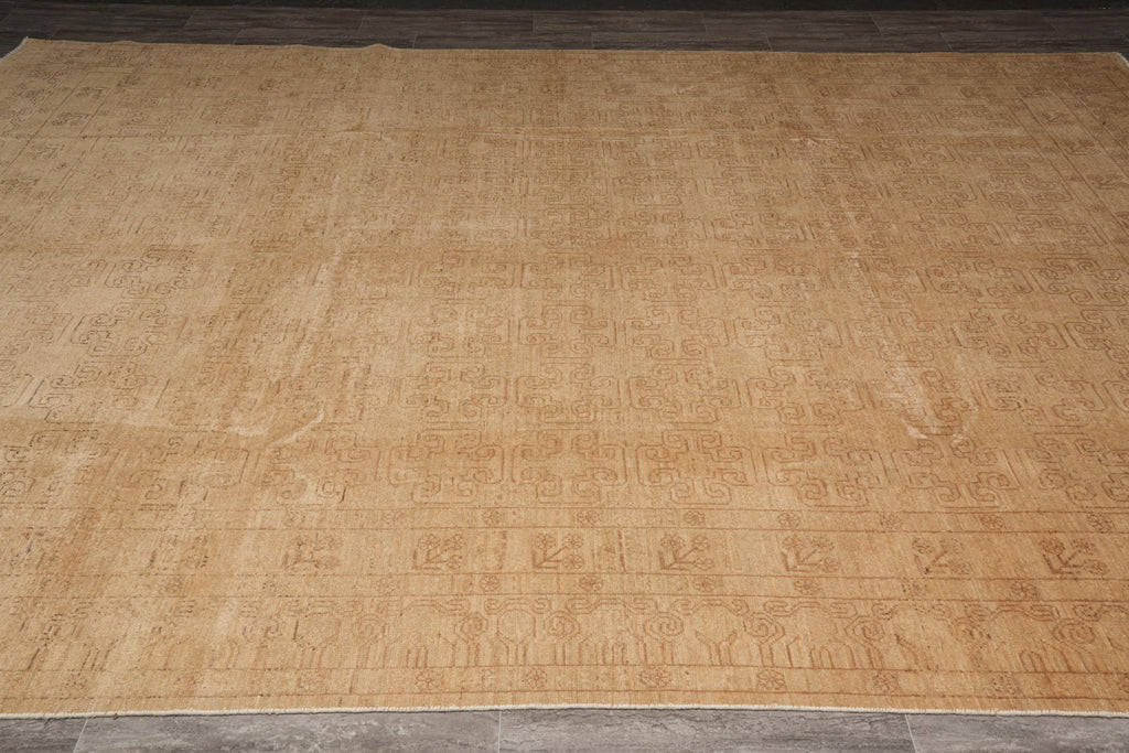 8.9 x 11.8 Neutrals Chobi Ziglar Rug Natural Wool #B-77521