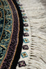 Load image into Gallery viewer, 4 x 4 Feet Round Beuatiful Silk Round Rug Blue #59514
