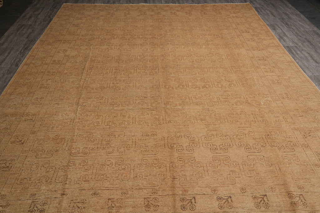 8.9 x 11.8 Neutrals Chobi Ziglar Rug Natural Wool #B-77521