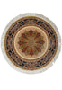 Load image into Gallery viewer, 4 x 4 Feet Round Silk Handmade Rug #59515