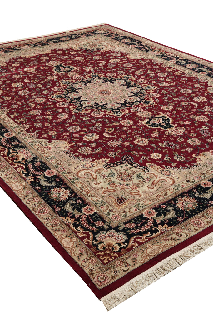 9 x 12 High Quality Wool and Silk Rug #PIX-5868