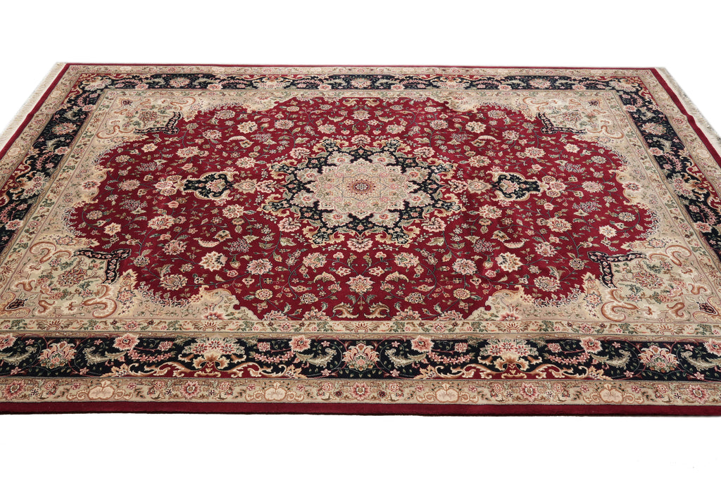 9 x 12 High Quality Wool and Silk Rug #PIX-5868