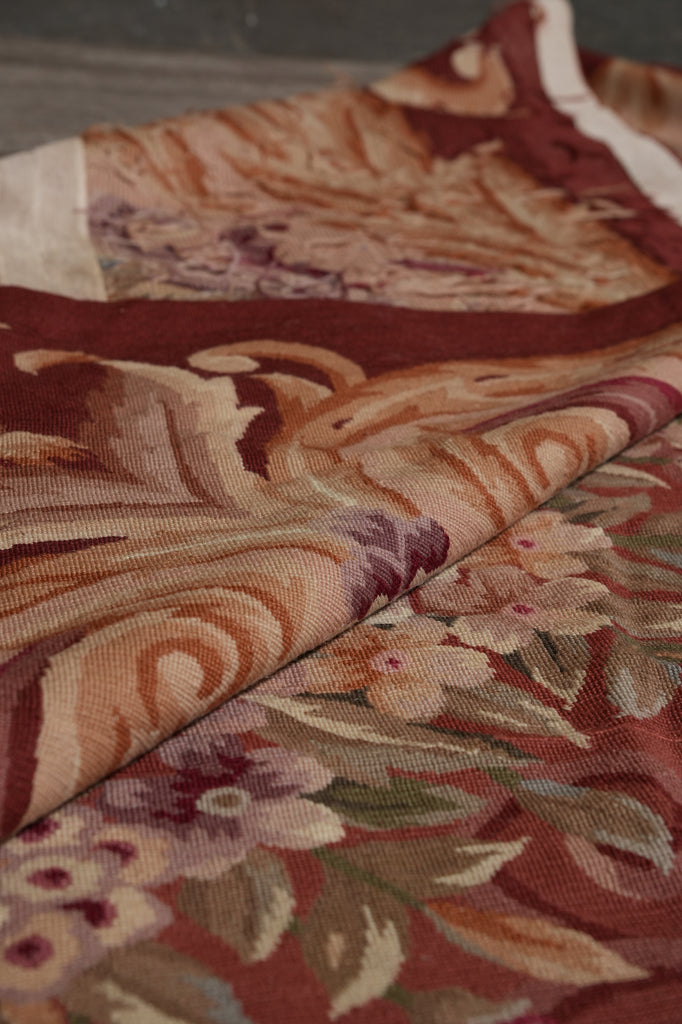 12 x 18 Large Needle Point French Aubusson Handmade Rug #PIX-5737