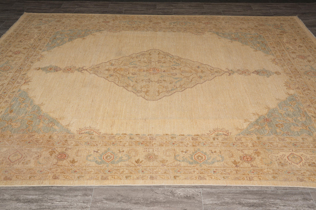 7.10 x 10.8 New Chobi Peshawa Rug New Oushak Medallion Rug #PIX-20552