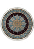 Load image into Gallery viewer, 6 x 6' Round Silk Rug Hereke Pattern #60165