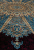 Load image into Gallery viewer, 6 x 6' Round Silk Rug Hereke Pattern #60165