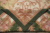 Load image into Gallery viewer, 12 x 18 Flat Weave Aubusson Rug Ivory Green #PIX-5703