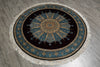 Load image into Gallery viewer, 6 x 6' Round Silk Rug Hereke Pattern #60165