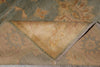 Load image into Gallery viewer, 7.9 x 8.2 Handmade Oushak Chobi Rug GREEN GOLD  #PIX-25106