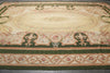 Load image into Gallery viewer, 12 x 18 Flat Weave Aubusson Rug Ivory Green #PIX-5703