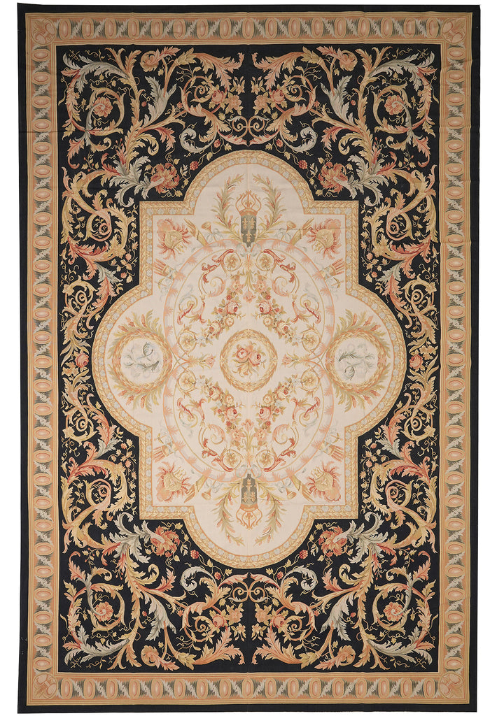 12 x 15 Flat Weave French Aubusson Rug