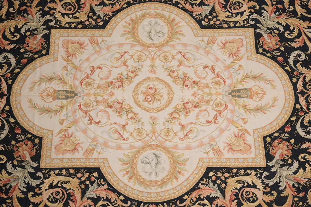 12 x 15 Flat Weave French Aubusson Rug #PIX-5721