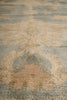 Load image into Gallery viewer, 7.9 x 8.2 Handmade Oushak Chobi Rug GREEN GOLD  #PIX-25106