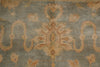 Load image into Gallery viewer, 7.9 x 8.2 Handmade Oushak Chobi Rug GREEN GOLD  #PIX-25106