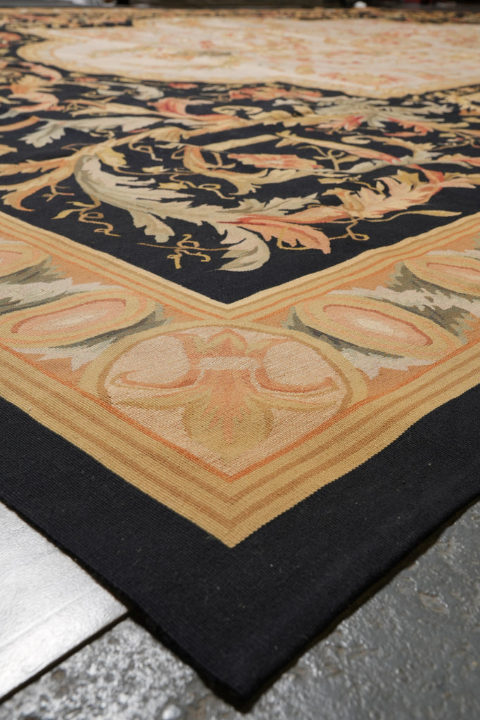 12 x 15 Flat Weave French Aubusson Rug #PIX-5721