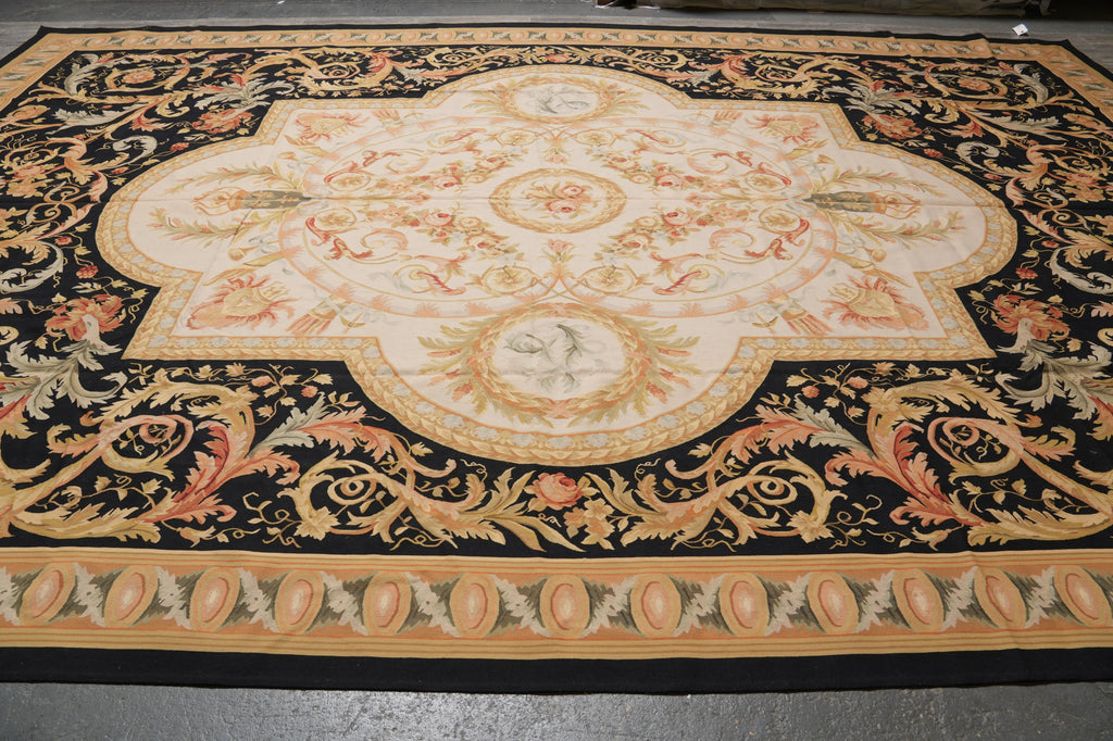 12 x 15 Flat Weave French Aubusson Rug #PIX-5721