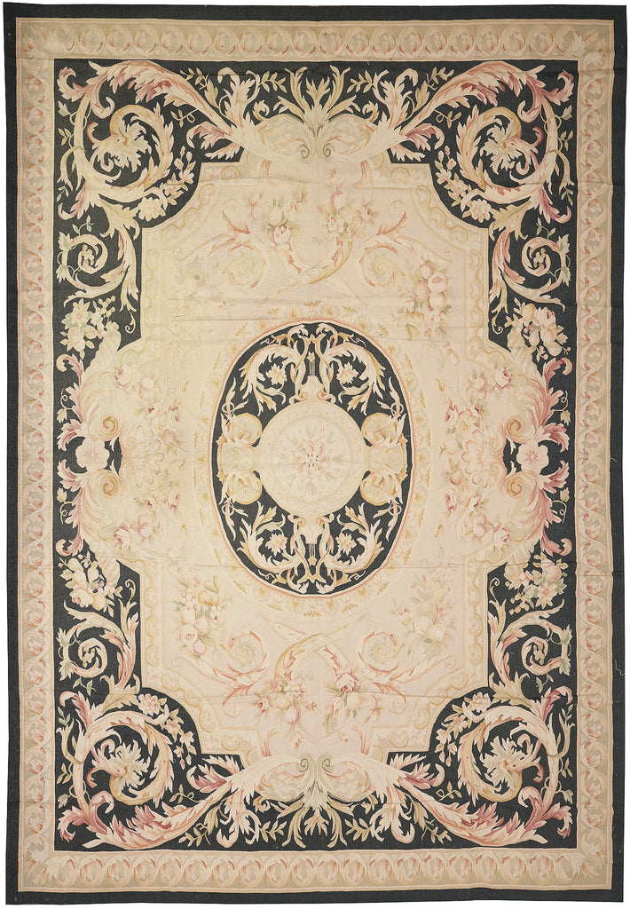 9 x 12 Fine Flat Weave Aubusson Rug