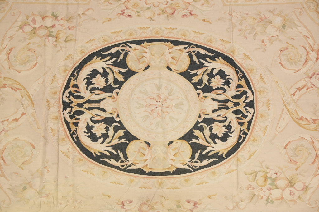 9 x 12 Fine Flat Weave Aubusson Rug #F-4646