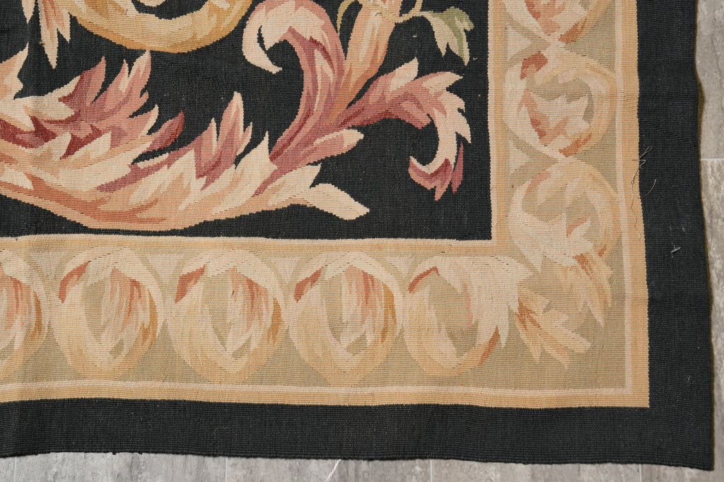 9 x 12 Fine Flat Weave Aubusson Rug #F-4646